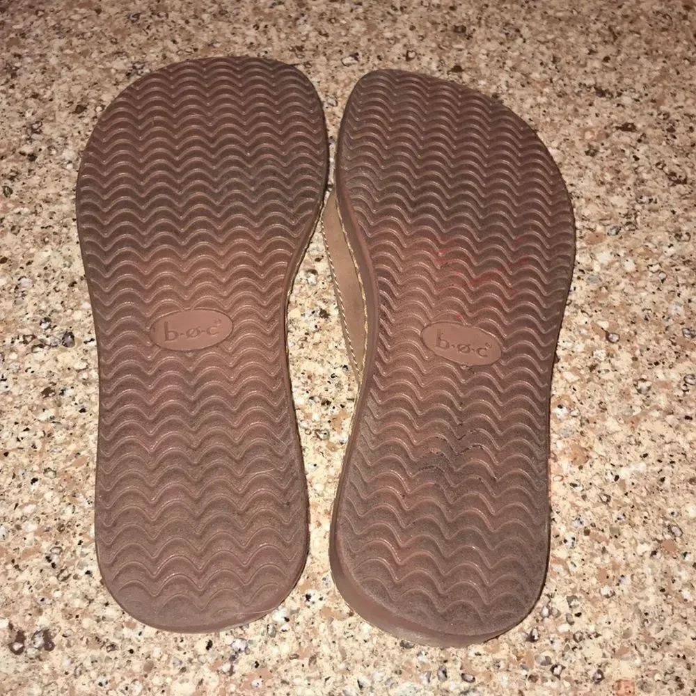 (5/$25) b.o.c Suede Thong Sandals